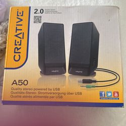 Creative A 52.0 Speaker System New Inbox