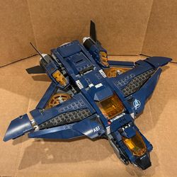 Lego Marvel Super Heroes 76126 Avengers Ultimate Quinjet 98% complete no figs