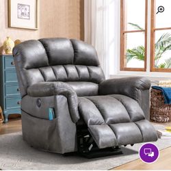 Extra Wide Power Recliner Heated Massage Chair