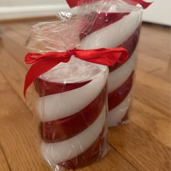 Candy Cane Candle