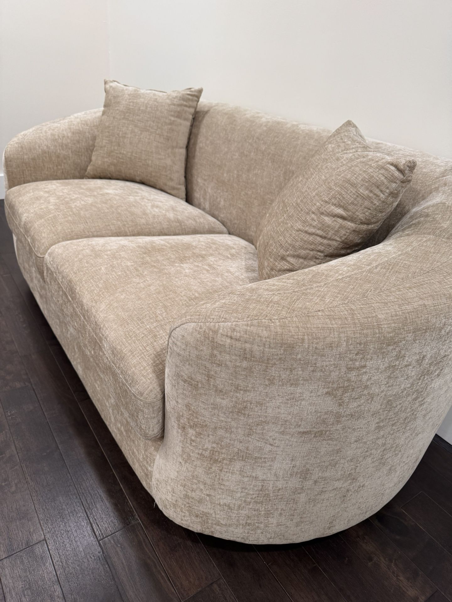 BRAND NEW Meridian Loveseat Beige