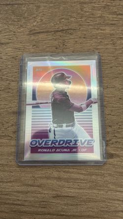 Ronald acuna jr prizm overdrive