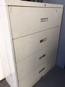 4 draws file cabinet