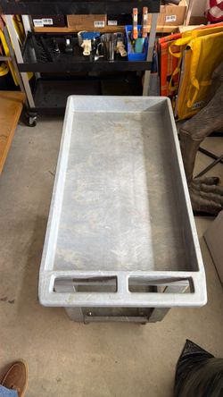 Plastic rolling cart