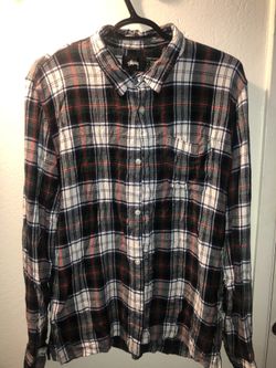 Stussy Size Large Womens Button Up