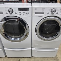 LG Front-Load Washer & Dryer Set 