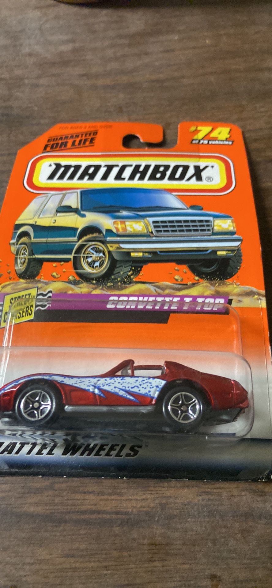 5.0 5.0 out of 5 stars (2) Matchbox Corvette T-TOP RED Street Cruisers Series 10 1998 Basic Die-Cast Vehicle (#74 of 75)
