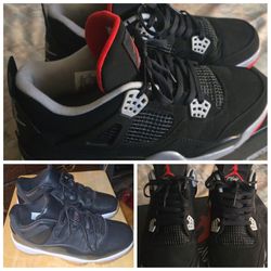 Both Jordan 4 Bred & Jordan 11 lows 72-10 size 11 $150 for both