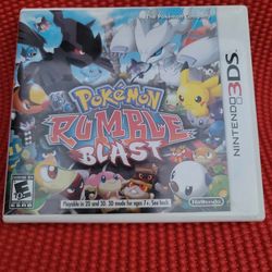 Pokémon Rumble Blast 3Ds Game