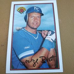 1989 Bowman George Brett Kansas City Royals #121 Baseball Card