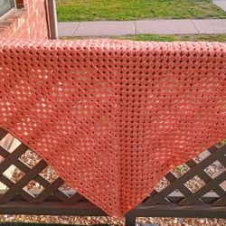 Crochet Granny Triangle Shawl 