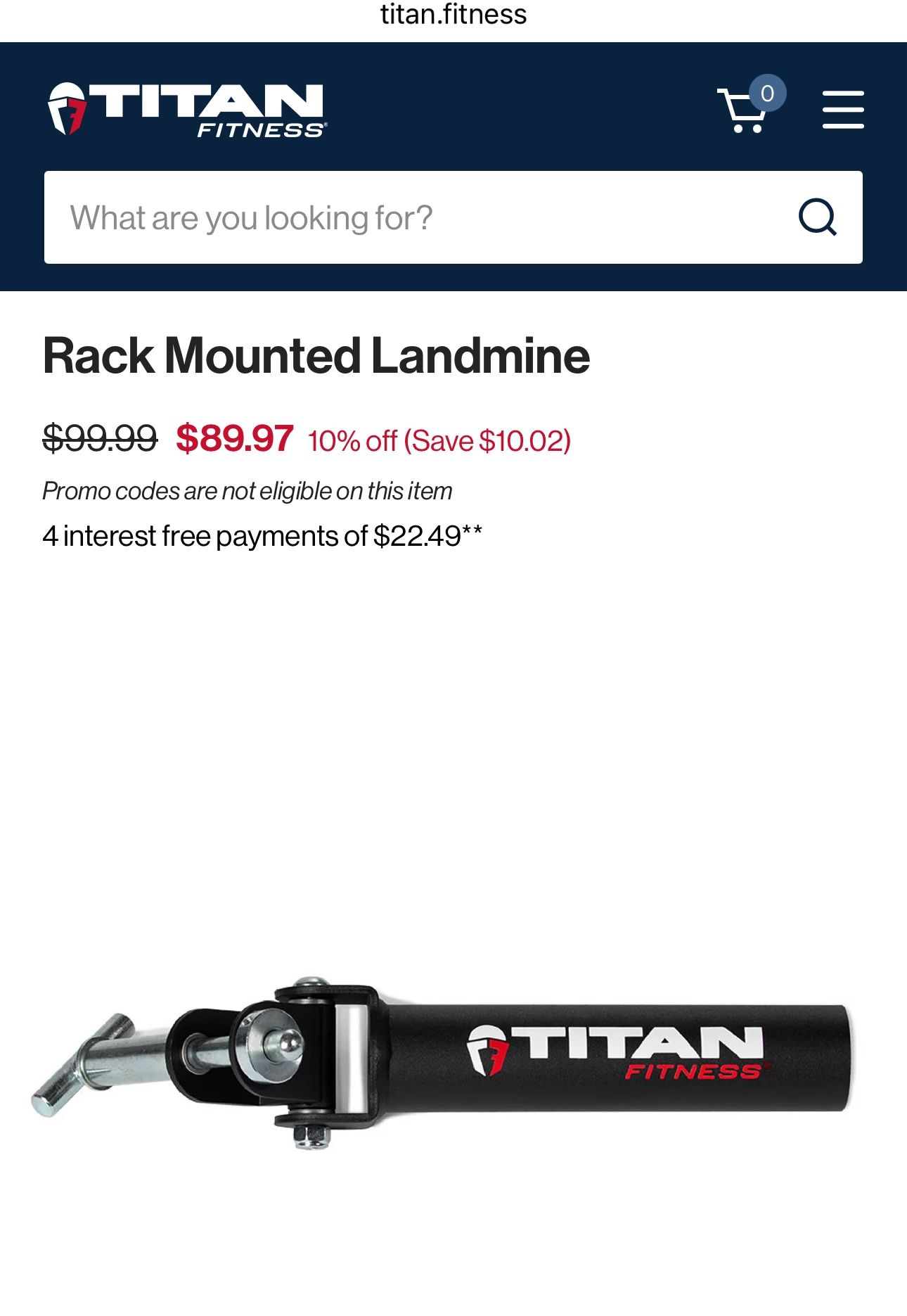 Titan Rack Mounted Landmine