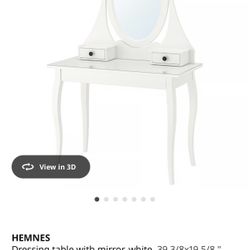 White Vanity/desk