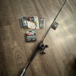 Perfect Beginner Daiwa Casting Fishing Bundle In Murrieta. 