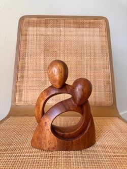 Wood Sculpture Eternity of Love
