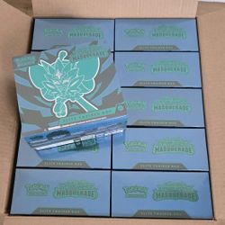 For Sale:
Brand New in Box Pokemon Trading Card Game TCG Scarlet & Violet Twilight Masquerade Elite Trainer Box ETB