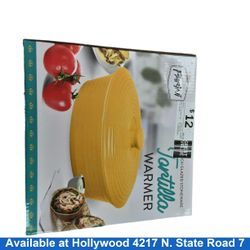 Parini Tortilla Warmer Yellow Small Kitchen Appliance