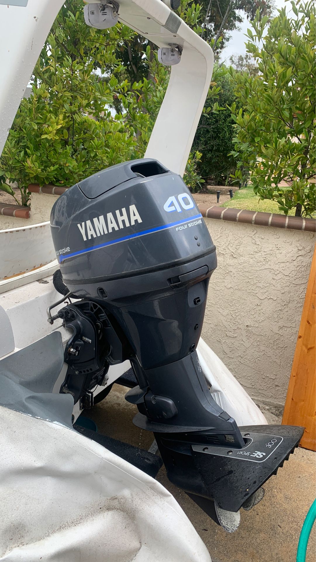 17’ Rigid inflatable boat with 40 hp Yamaha 4 stroke