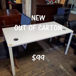 NEW White Table $99