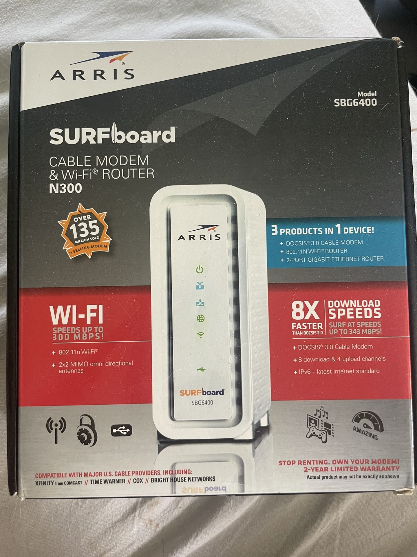 Arris Surfboard modem And Router