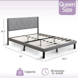 Queen Bed Frame New In Box Delivery 🚚 Available 