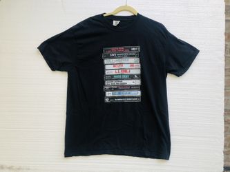 Rap T-shirt salt and pepper two live crew LL Cool J Cassette tape T-shirt design
