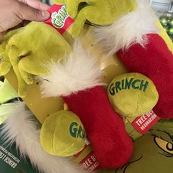 Grinch Christmas Hand