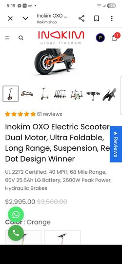 Inokim oxo scooter