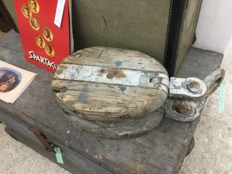 Antique Nautical pulley