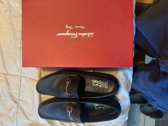 Ferragamo Black Loafers