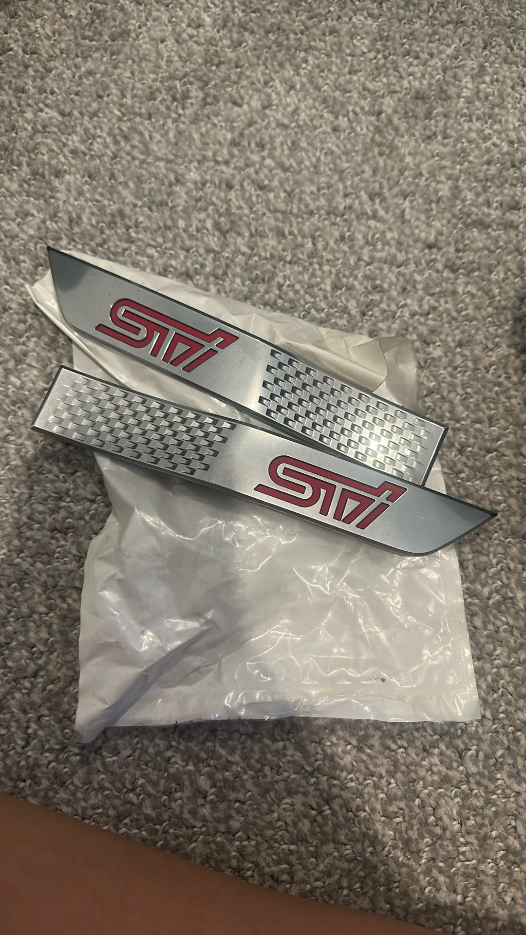 OEM STI Side Badges
