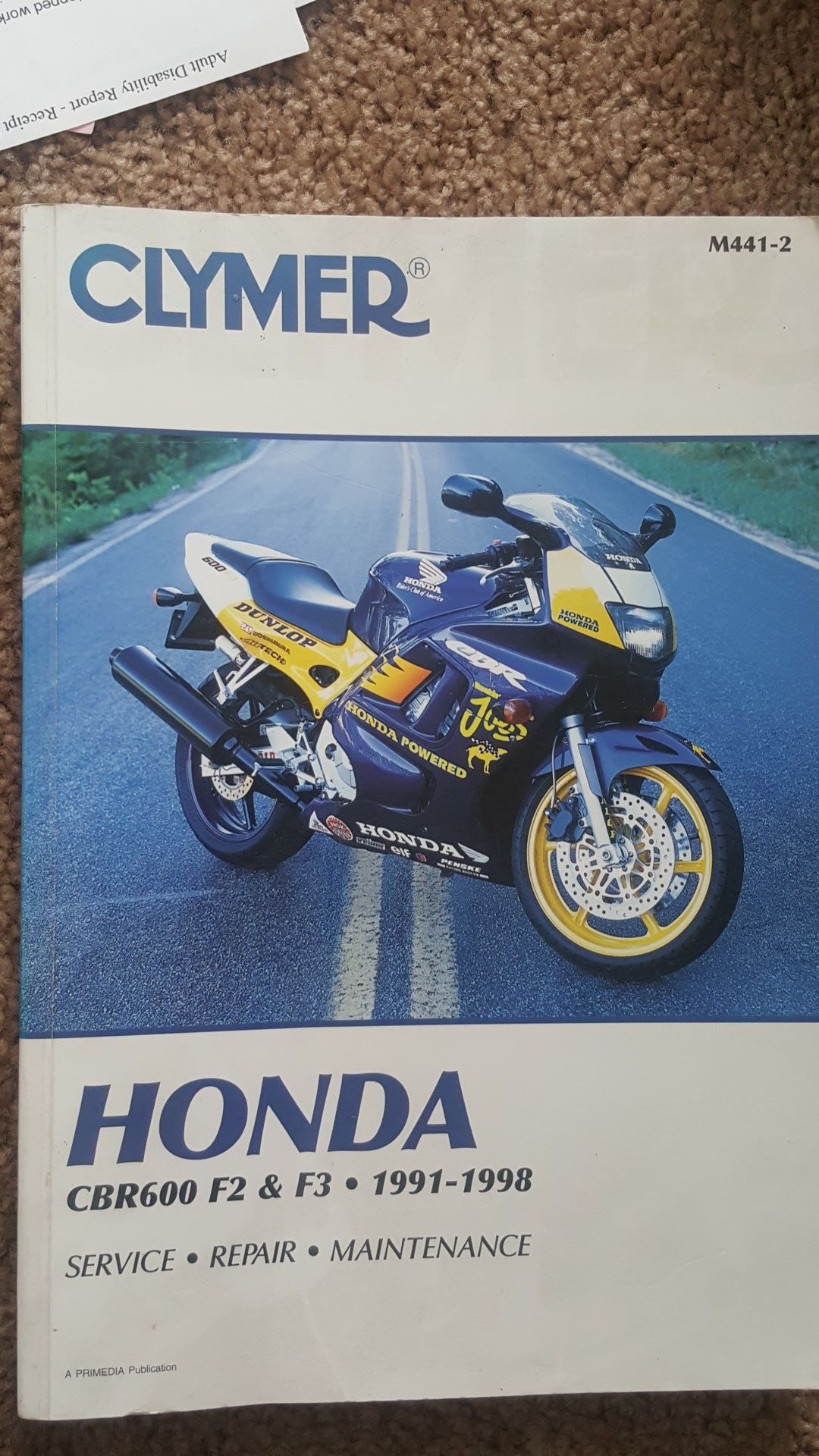 Honda CBR F2 F3 service manual