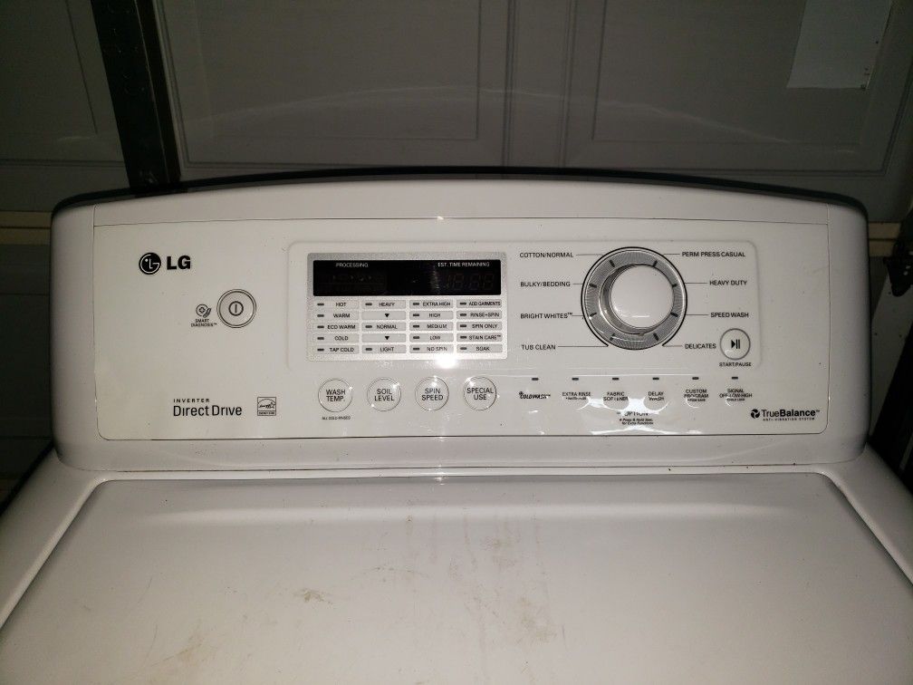 LG True Balance TopLoading Washing Machine works but has fixable