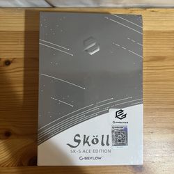 Gwolves Skoll Mini SK-S Black 50g Ultralight Weight Honeycomb Design Ergonomic Gaming Mouse with 3389 Sensor - PTFE Skates - 16,000DPI - Detachable Ca