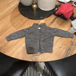 Boys Sweater Zip up (18-24 Mo)
