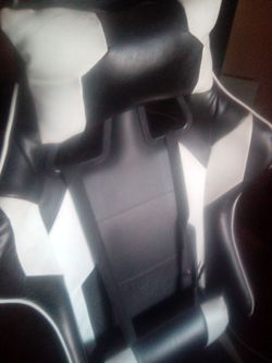 Black and White Gaming Chair