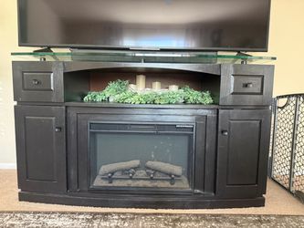 Fireplace TV stand