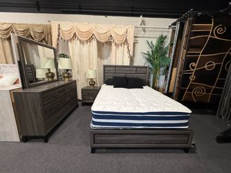 4 PC QUEEN BEDROOM SET