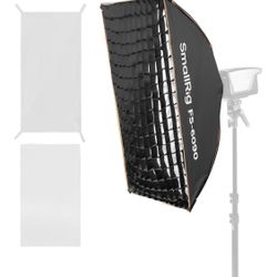 SMALLRIG 24'' x 35" Quick Release Softbox Bowens FS-6090 with Diffuser/Honeycomb Grid/Bag, Softbox Compatible with SmallRig RC 220 pro, for Bowens Mou