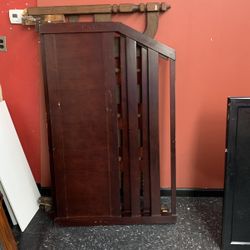 Vintage Solid Wood Headboard /footboard Set