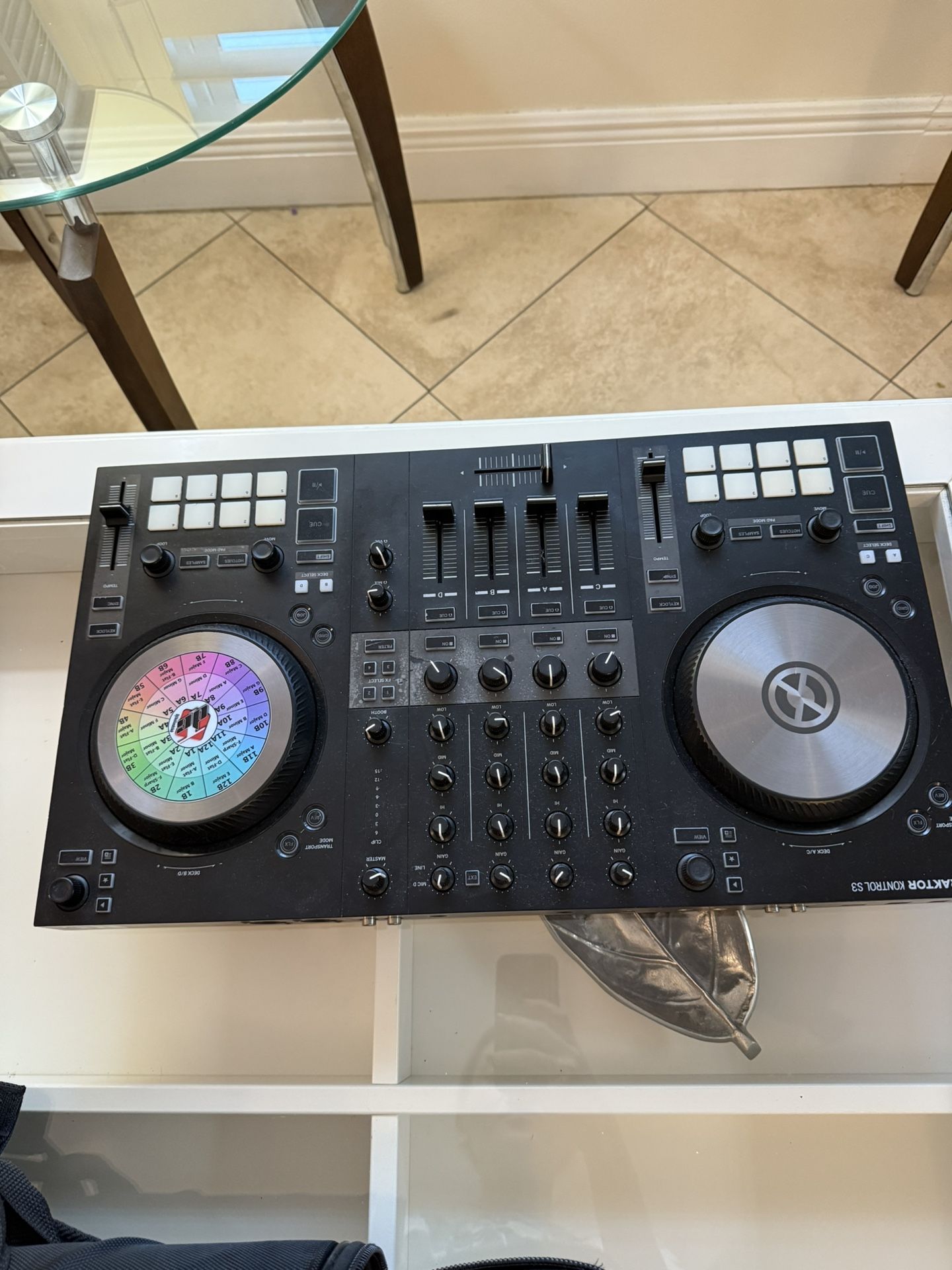  Native Instruments Traktor Kontrol S3 DJ Controller + Carry Bag + Cables + Headphones – Tested