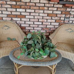 Rattan 3 Piece Set