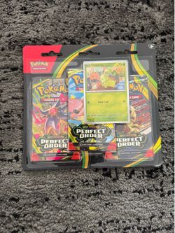 Pokemon perfect order 3pk booster pack