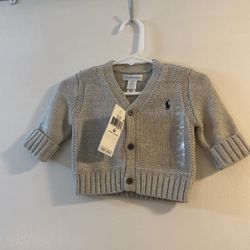 Ralph Lauren Baby Cardigan Size 3M