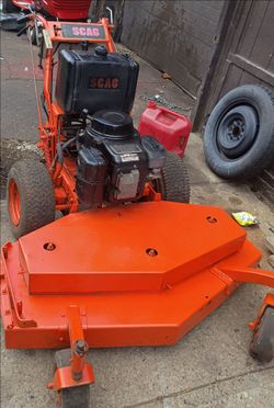 Nice! Scag 48" Inch Hydrostatic Zero Turn Walk Behind Lawnmower!