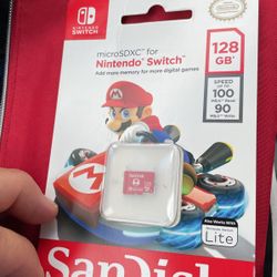 Nintendo Switch  Sandisk MicroSDXC 128GB