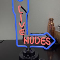 Playboy Man Cave Bar Live Nudes Swinger Neon Sign 