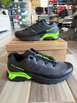 Salomon XT-Pathway 2 Shoes - Black/Asphalt/Lime - Size 11