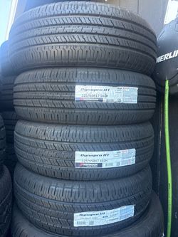 225/65/17 HANKOOK  (4) NEW TIRES INSTALLATION AND BALANCE 50,000 MILES WARRANTY