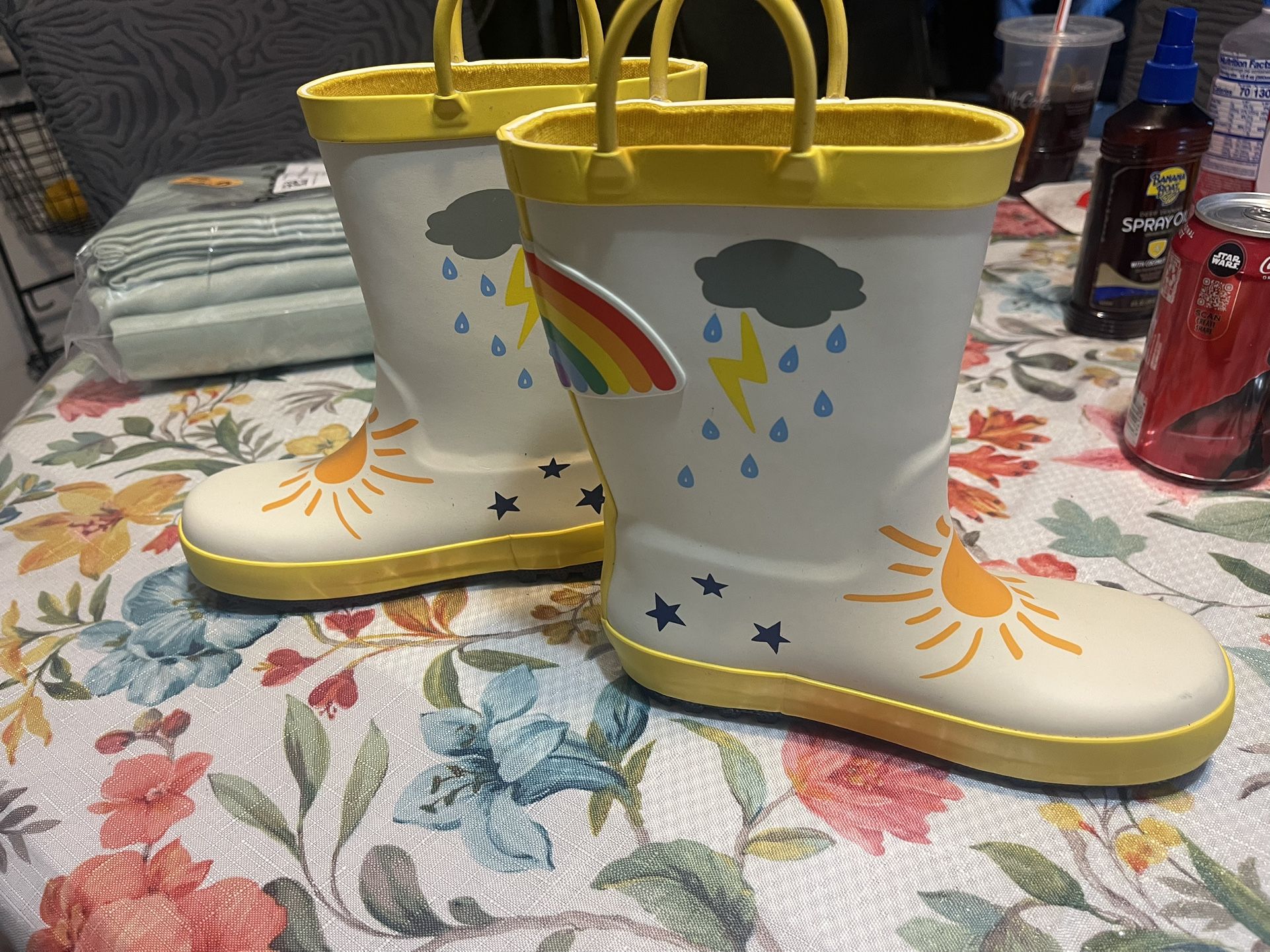 Cute Rain Boots Size 12